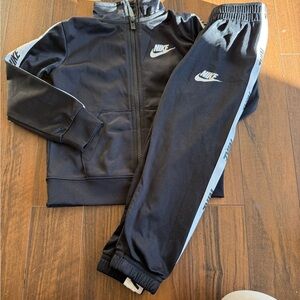 Nike Kids Black and Gray Jogger Set